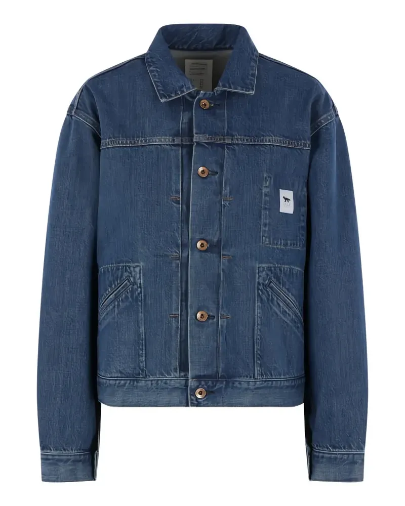 Kitsuné x Kuro Selvedge denim jacket - Blau Blau
