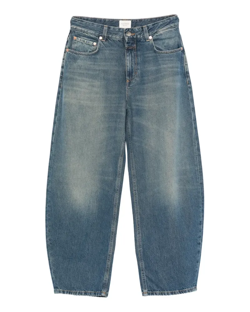 Closed Jazzie faded barrel-leg jeans - Blau Blau