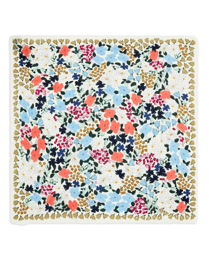BIMBA Y LOLA Schal mit Blumen-Print - Nude Nude