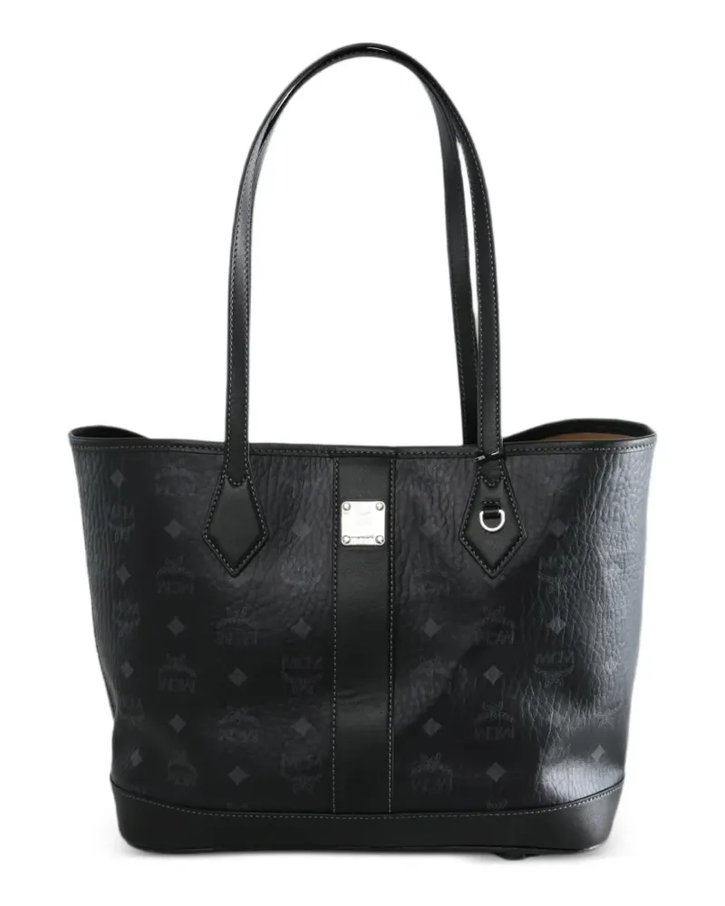MCM New Liz Tote Bag mit Monogramm-Print - Schwarz Schwarz