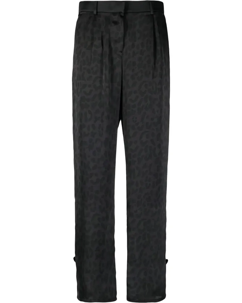 Sacai Hose mit hohem Bund - Schwarz Schwarz