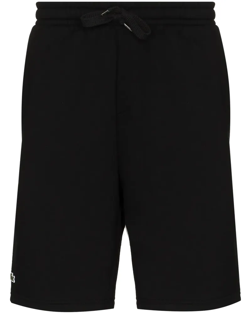 Lacoste SPORT Tennis Shorts mit Kordelzug - Schwarz Schwarz