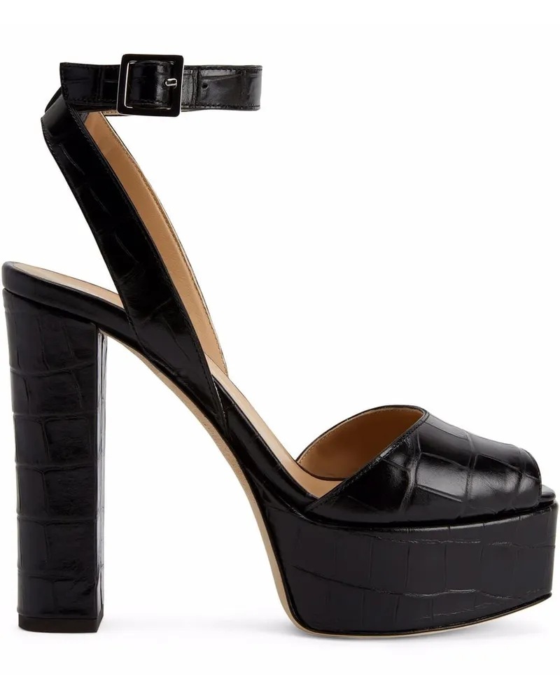 Giuseppe Zanotti Betty Sandalen 120mm - Schwarz Schwarz