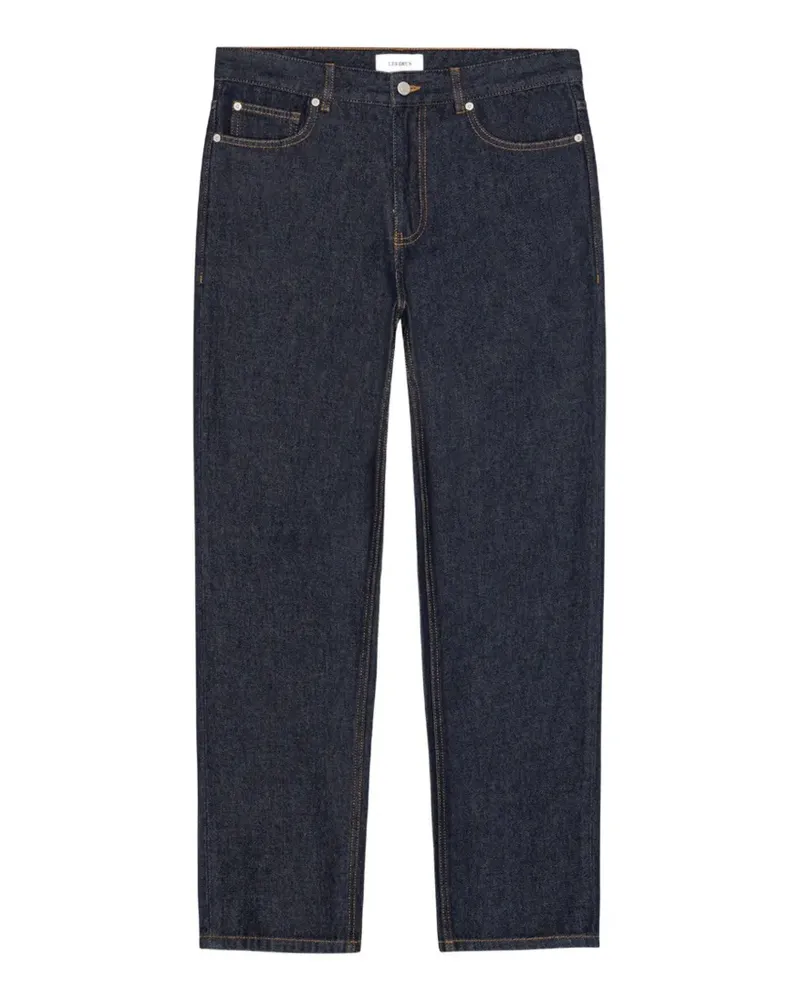 LES DEUX Ausgeblichene Ryder Straight-Leg-Jeans - Blau Blau
