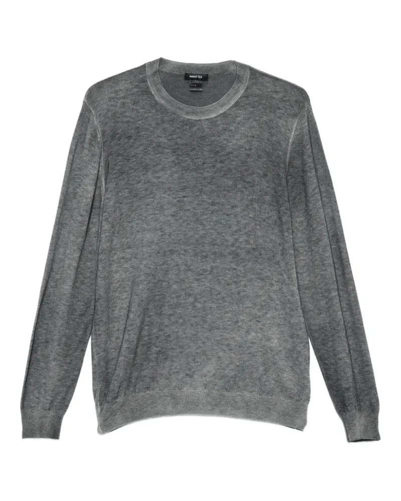 Avant Toi crew-neck knitted sweater - Grau Grau