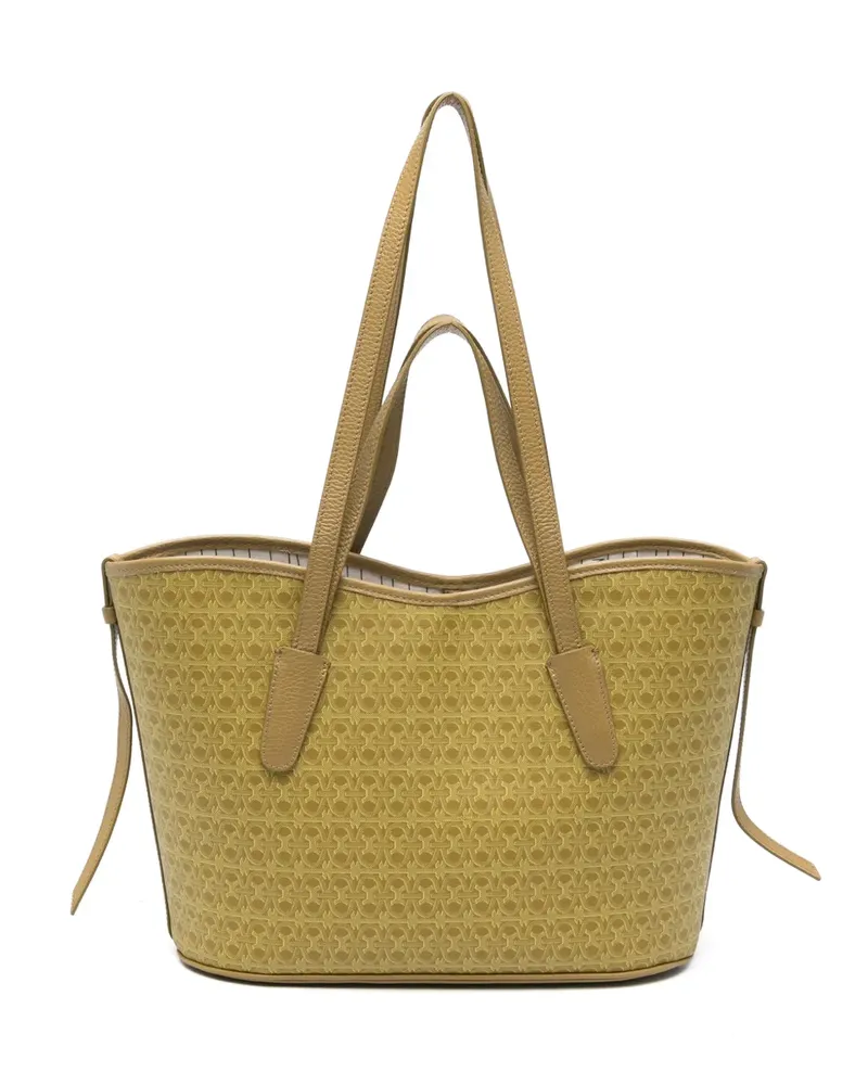 Coccinelle Never Without monogram-print tote bag - Grün Grün