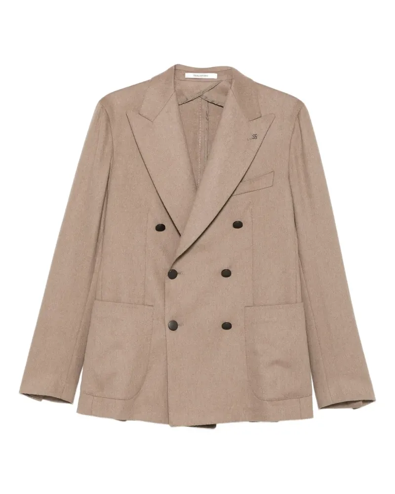 Tagliatore Doppelreihige Jacke - Braun Braun