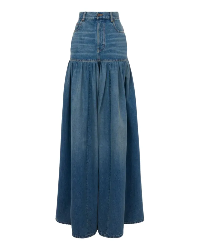 Chloé Jeans mit hohem Bund - Blau Blau