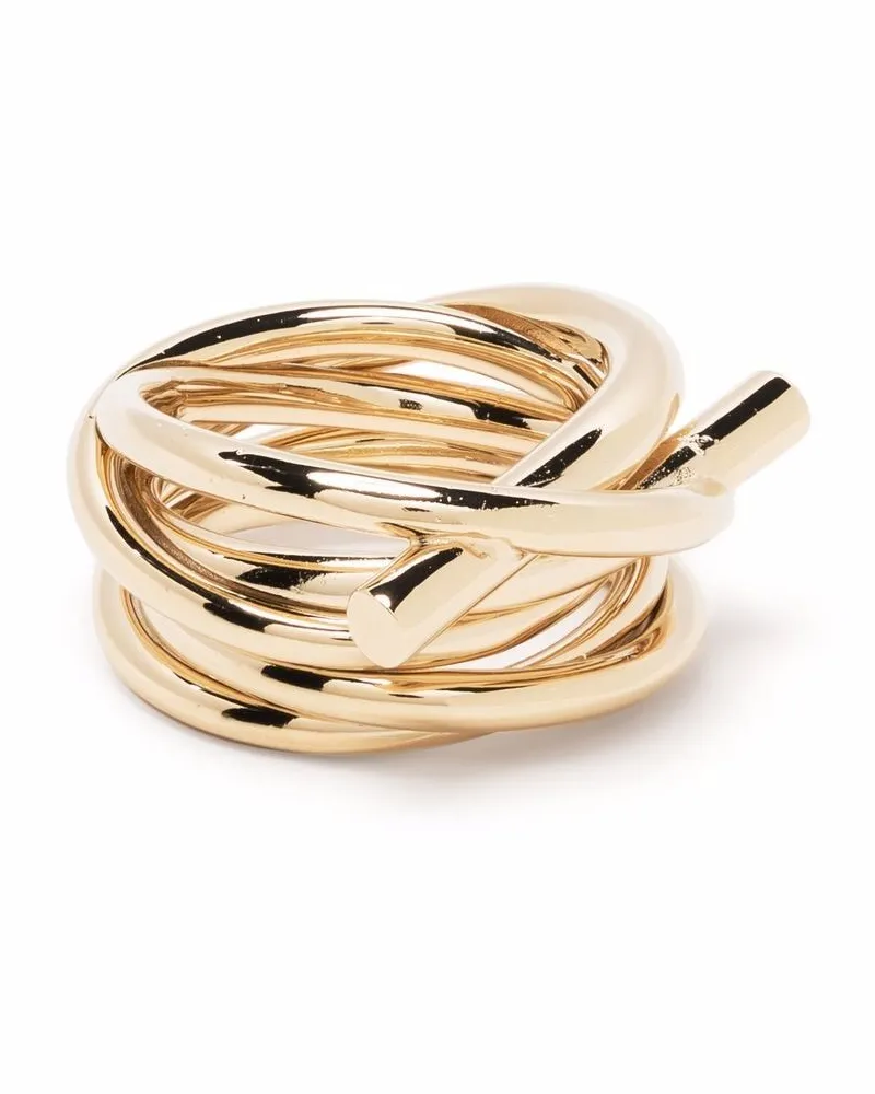 Ferragamo Ring im Lagen-Look Gold