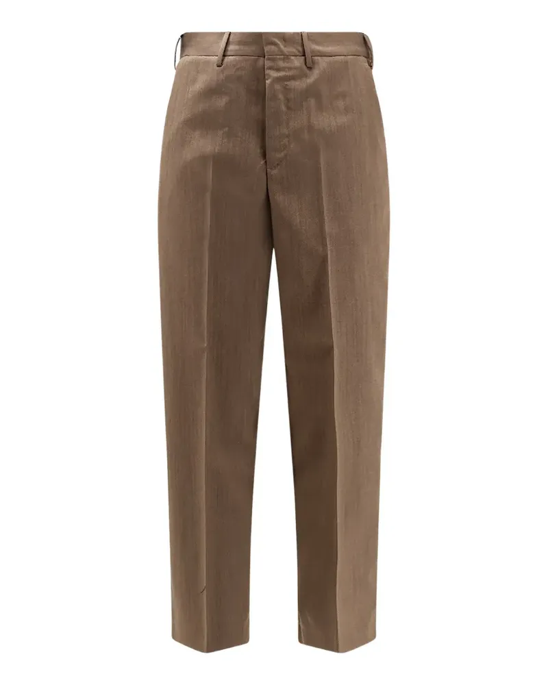 PT TORINO buttoned trousers - Braun Braun