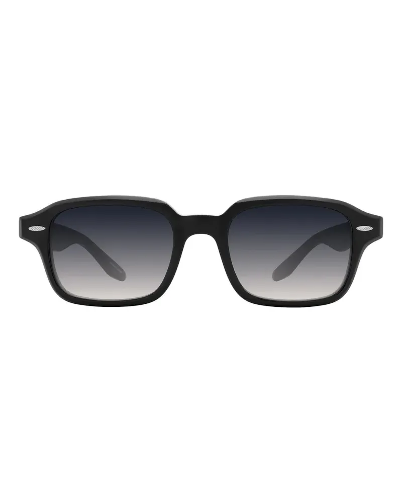 Barton Perreira Remi Sonnenbrille mit rechteckigem Gestell - Schwarz Schwarz