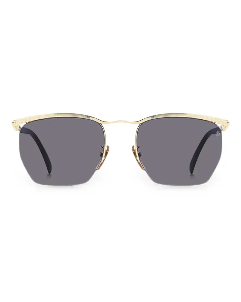 EYEWEAR by DAVID BECKHAM Sonnenbrille mit geometrischem Gestell - Gold Gold