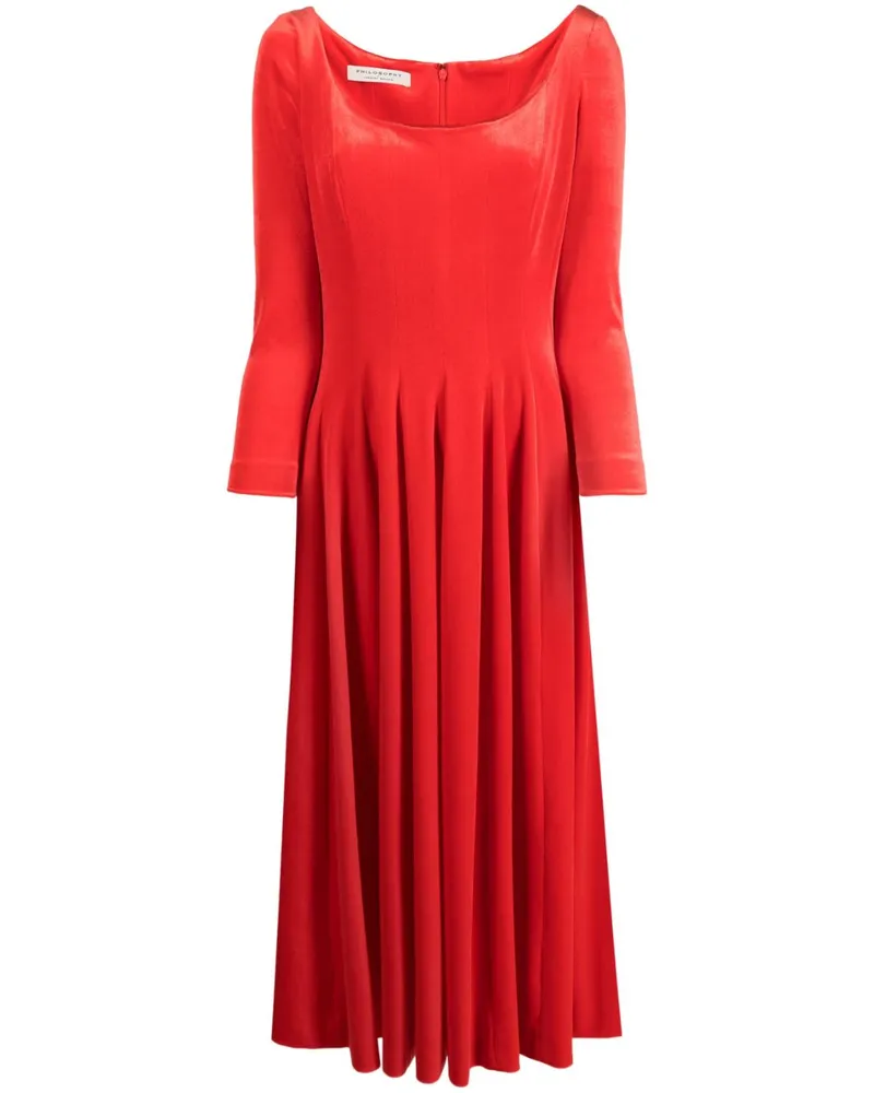 Philosophy Di Lorenzo Serafini Langärmeliges Minikleid - Rot Rot