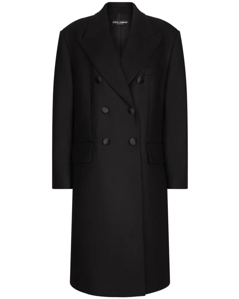 Dolce & Gabbana Klassische Cabanjacke - Schwarz Schwarz