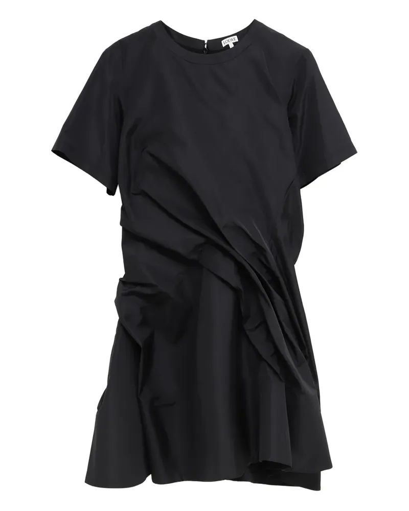 Loewe Drapiertes Kleid - Schwarz Schwarz