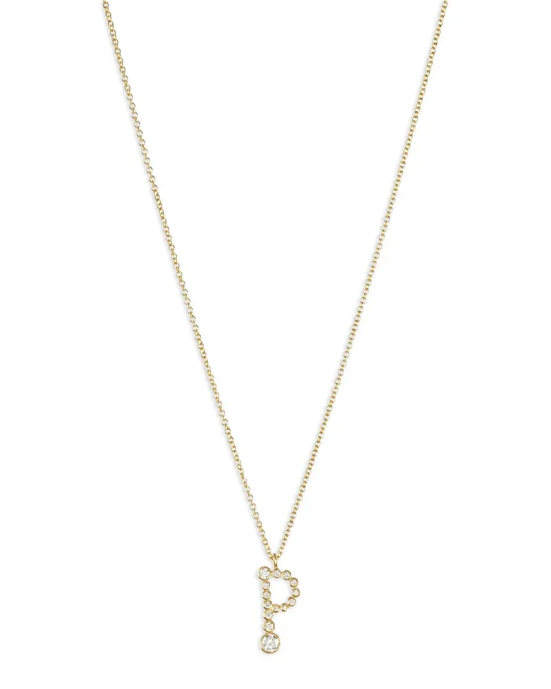 Sophie Bille Brahe 18kt Soprano P Gelbgoldhalskette mit Diamanten - 18k yellow gold 18k