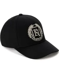 Elisabetta Franchi Baseballkappe mit Logo Schwarz