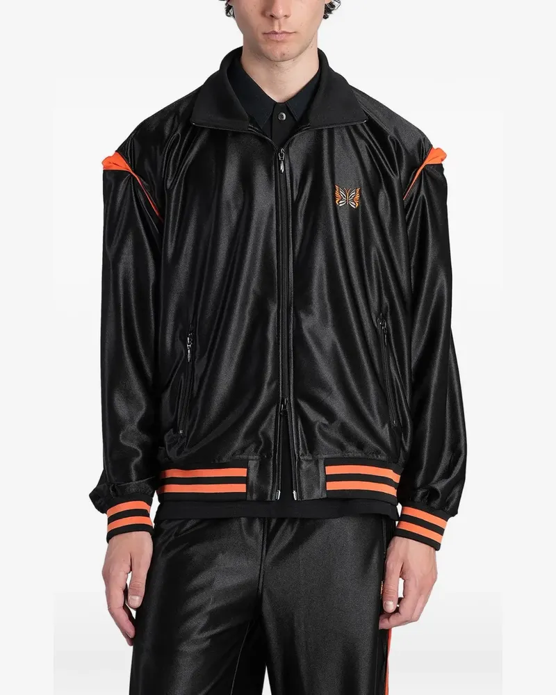 NEEDLES zip-up bomber jacket - Schwarz Schwarz