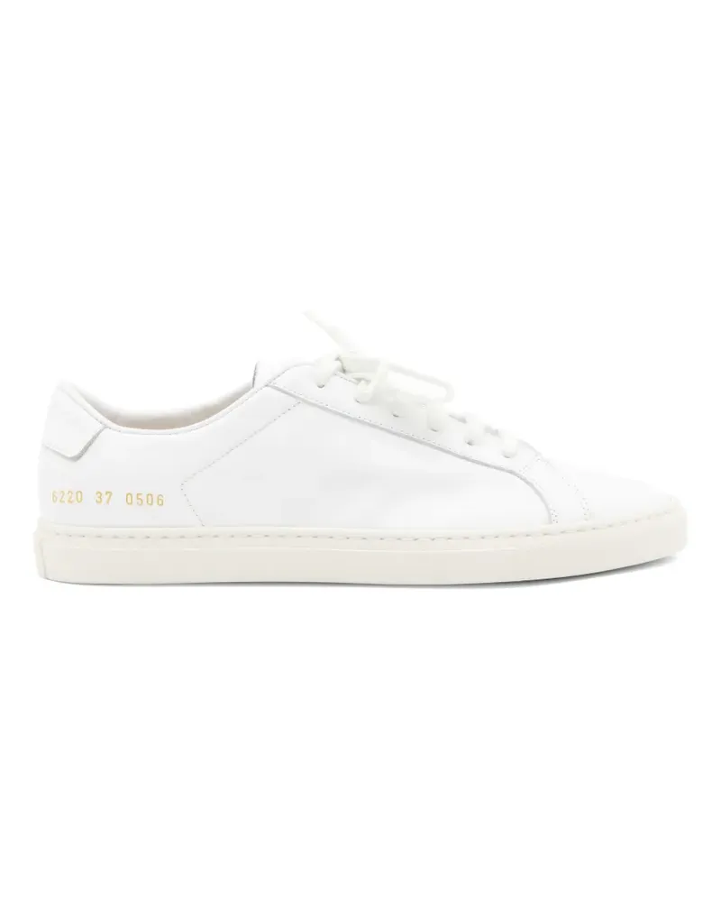 Common Projects lace-up leather sneakers - Weiß Weiß