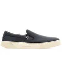 Ferragamo Sneakers mit Gancini-Schild Schwarz