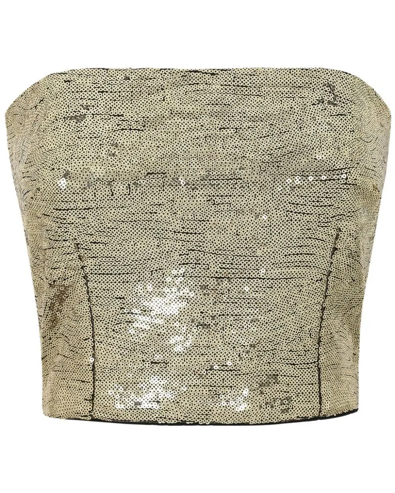 Dolce & Gabbana Top mit Pailletten - Gold Gold