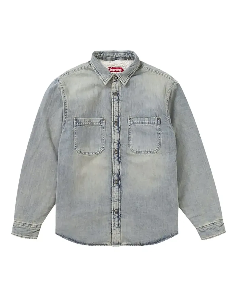 Supreme Being snap-fastening shirt - Blau Blau