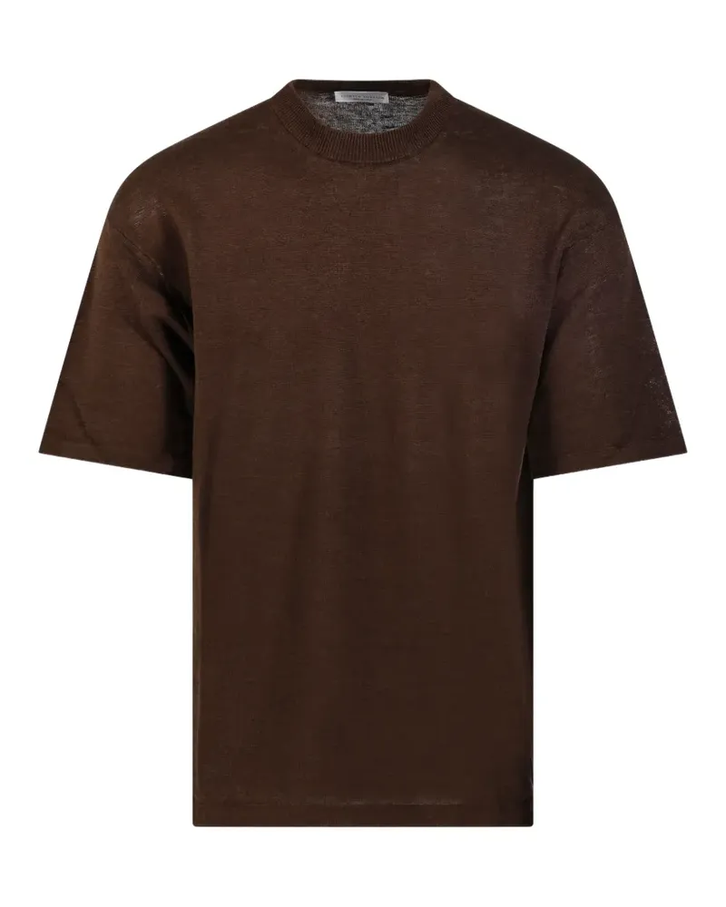Roberto Collina crew-neck T-shirt - Braun Braun