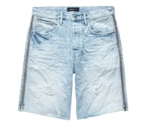 Jeans-Shorts mit Bleach-Effekt