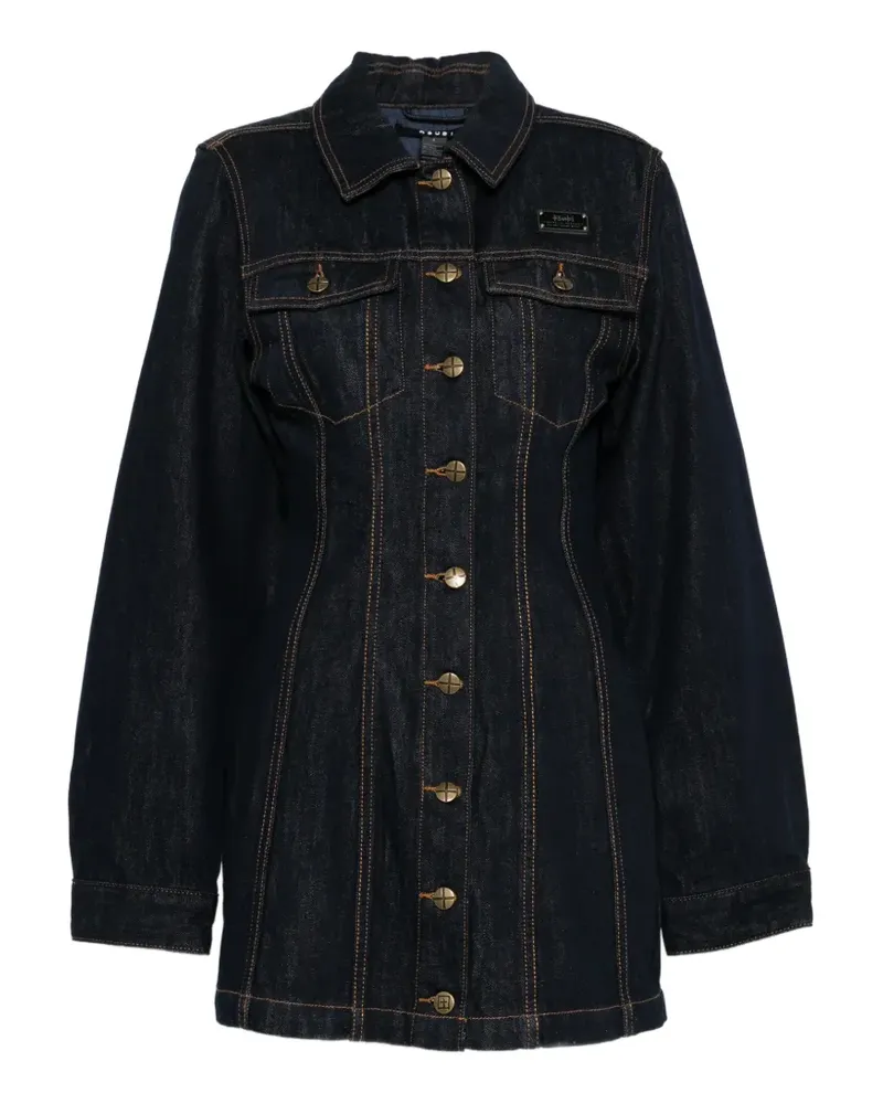 ksubi button-up denim dress - Blau Blau