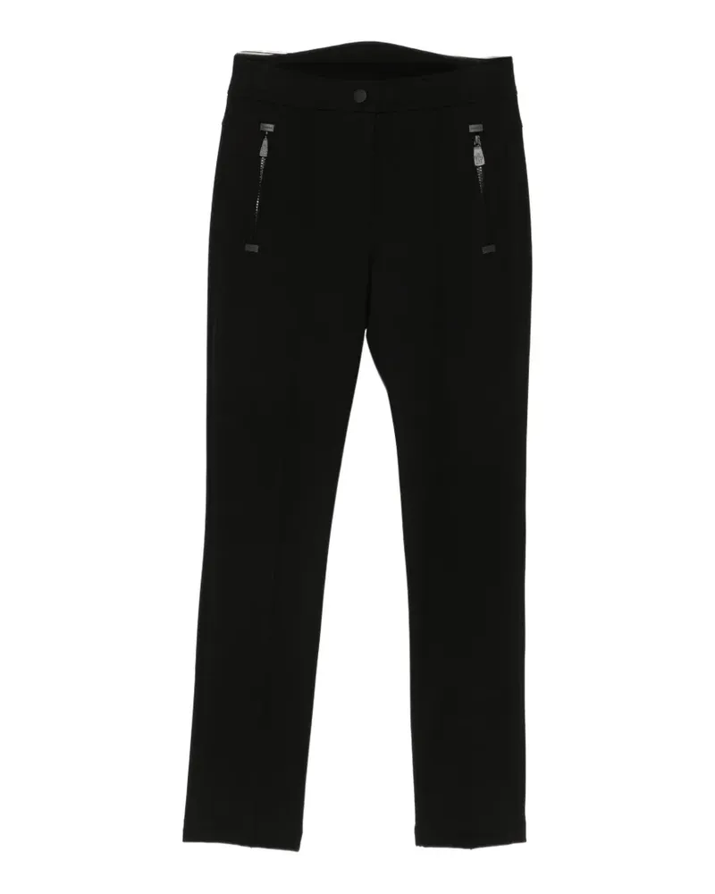 Moncler Skihose mit Logo-Patch - Schwarz Schwarz