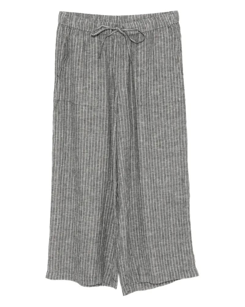 Eileen Fisher Hose mit Streifen-Print - Schwarz Schwarz