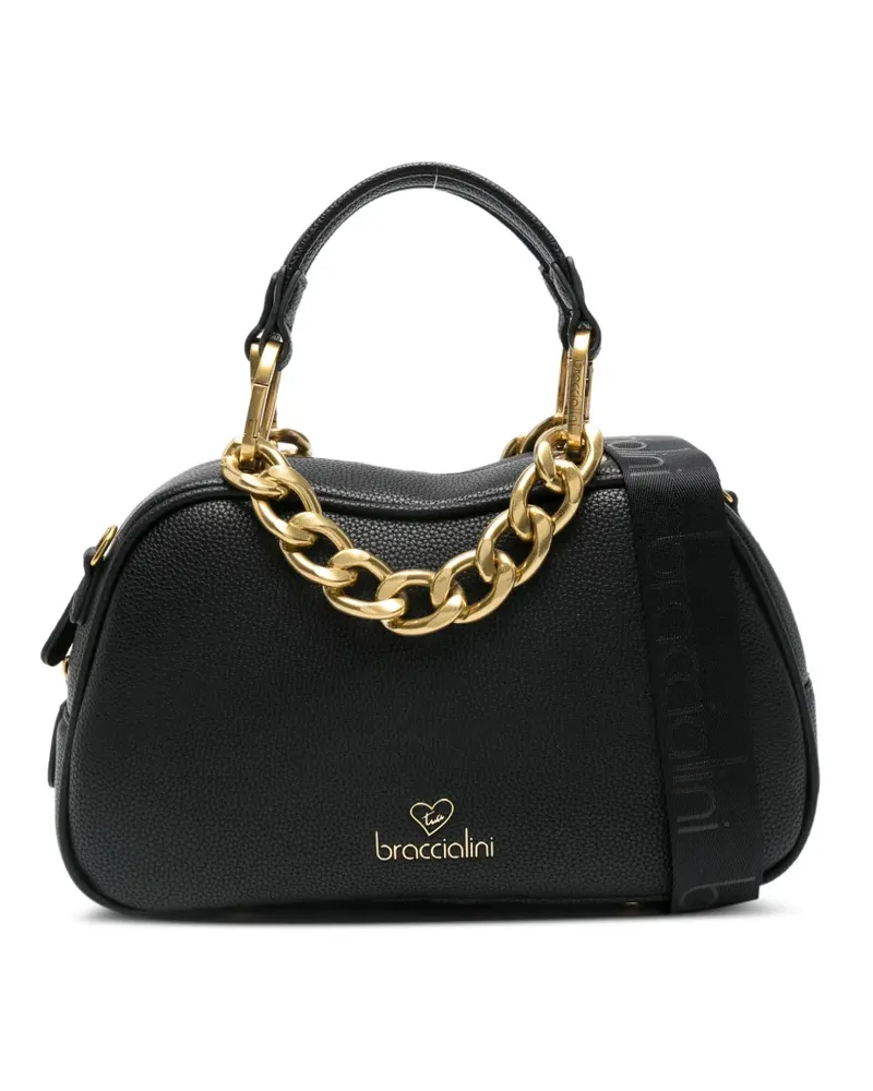 Braccialini Candy Schultertasche - Schwarz Schwarz