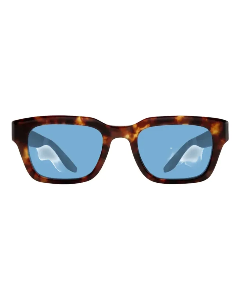 Barton Perreira Butzi Sonnenbrille mit quadratischem Gestell - Braun Braun