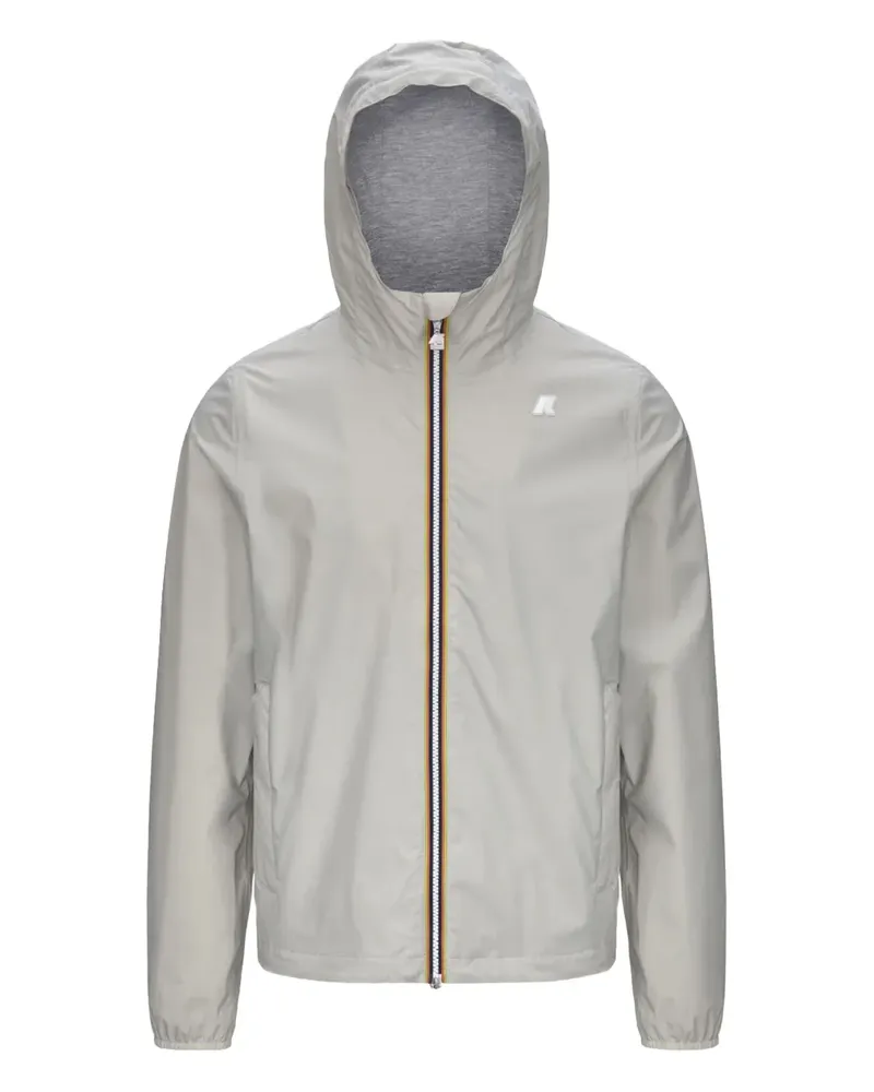 K-Way Jack Hoodie mit Logo-Print - Grau Grau