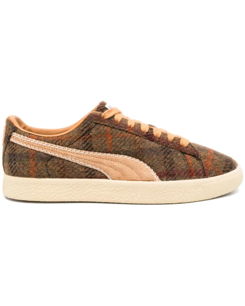 Puma Clyde Harris Tweed Sneakers - Braun Braun