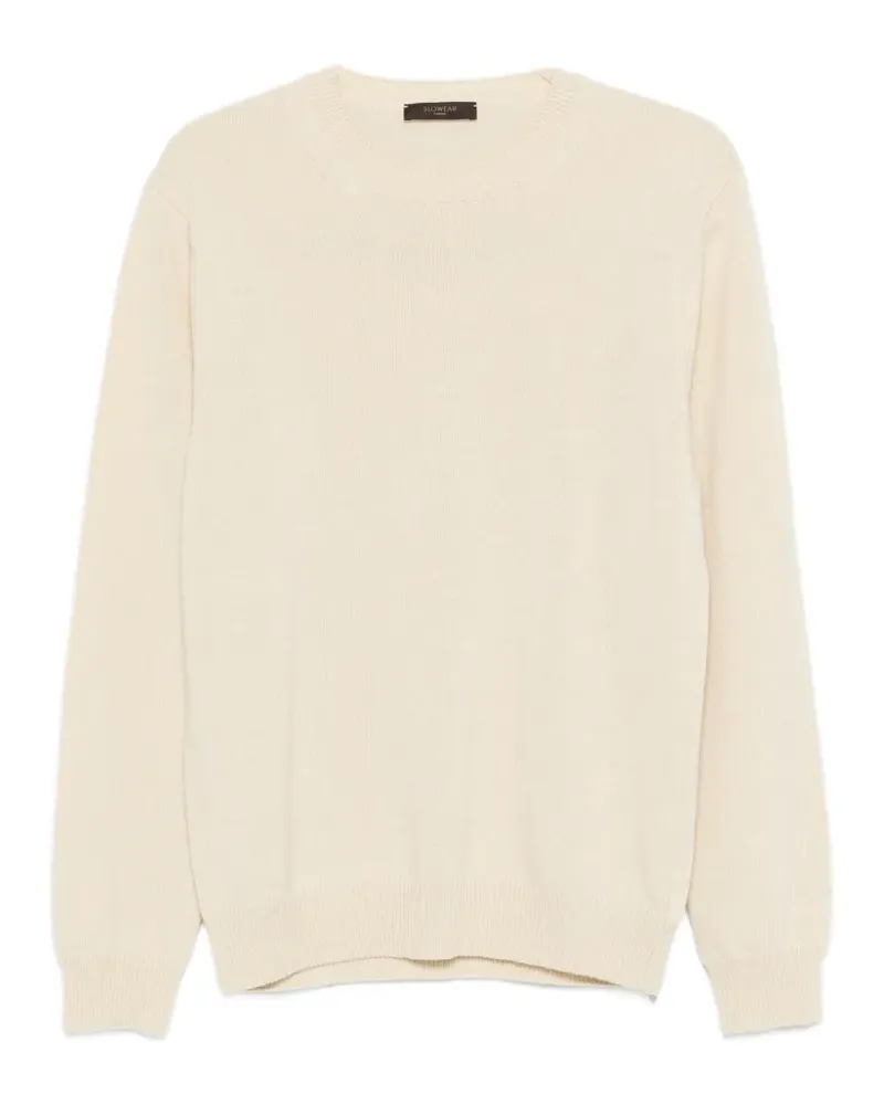 Zanone Pullover mit Rundhalsausschnitt - Nude Nude