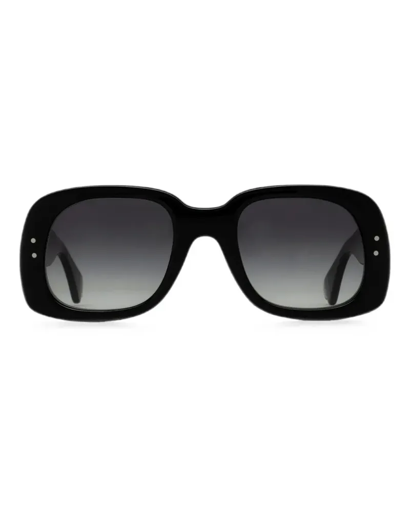 CUBITTS Eckige Killy Sonnenbrille - Schwarz Schwarz