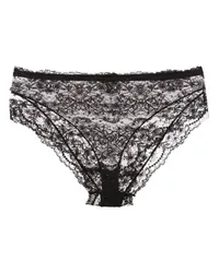 Dolce & Gabbana Slip mit Spitze Schwarz