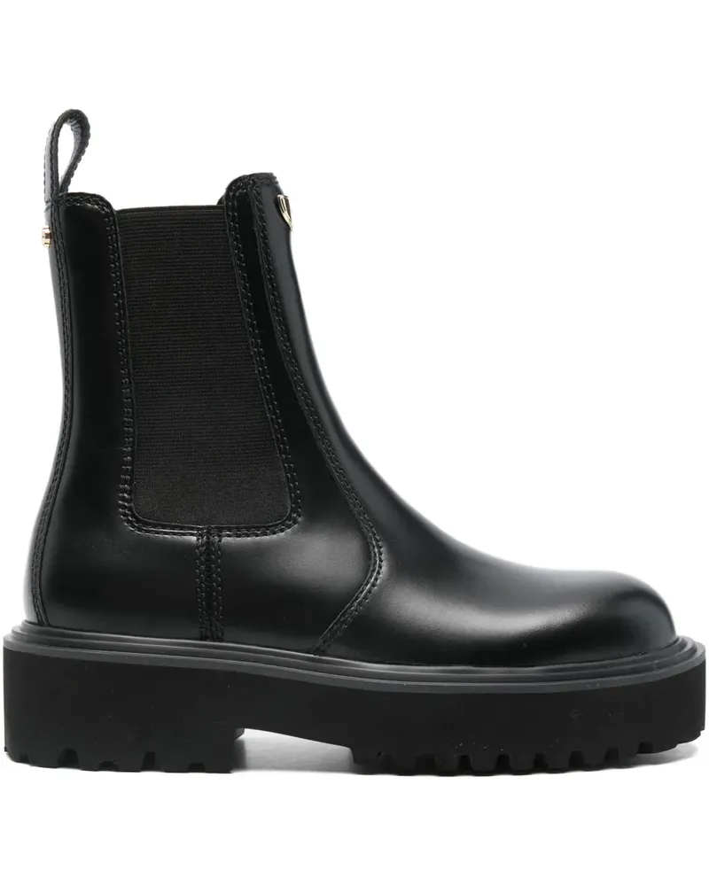 Maje Stiefel mit Plateausohle - Schwarz Schwarz