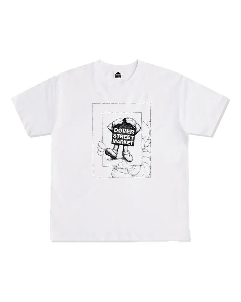 KAWS x Dover Street Market T-Shirt - Weiß Weiß