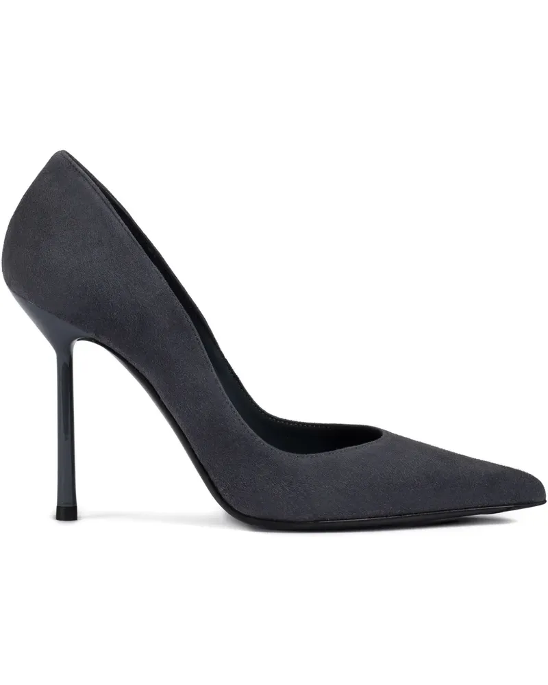 Le Silla Bella Pumps aus Wildleder 100mm - Grau Grau