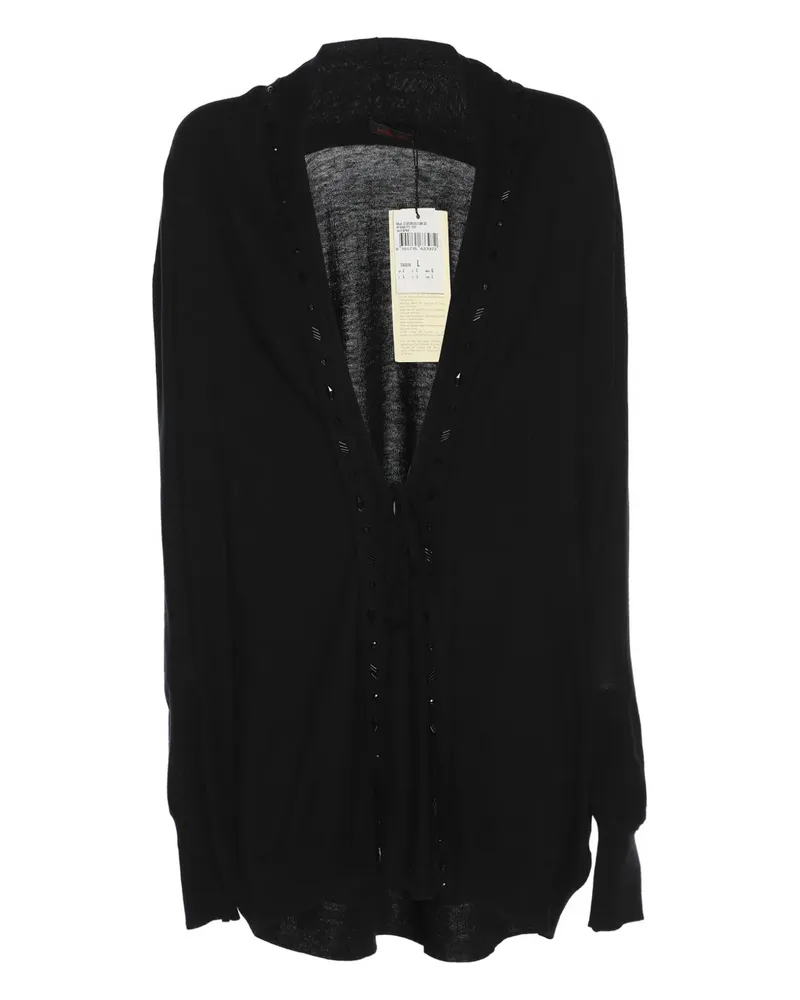 Elena Mirò Cardigan mit V-Ausschnitt - Schwarz Schwarz