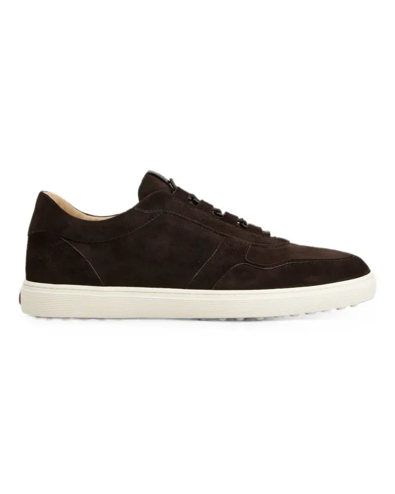 TOD'S Red Dot sneakers in Pashmy suede - Braun Braun