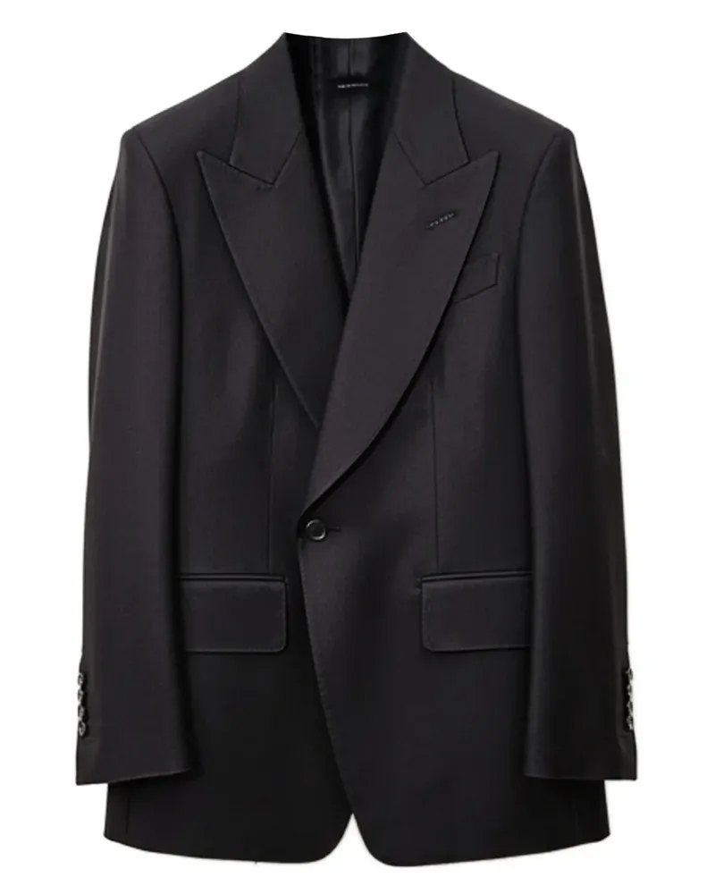 Tom Ford Wolljacke mit einem Knopf - Braun Braun