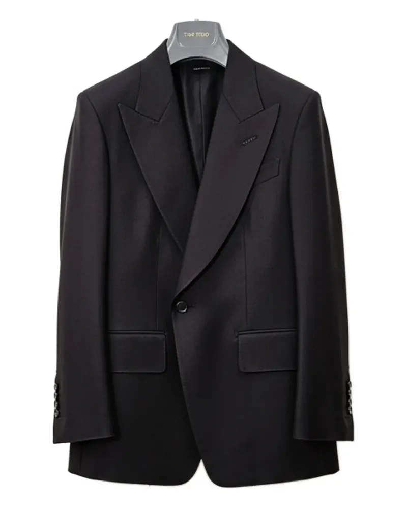 Tom Ford Wolljacke mit einem Knopf - Braun Braun