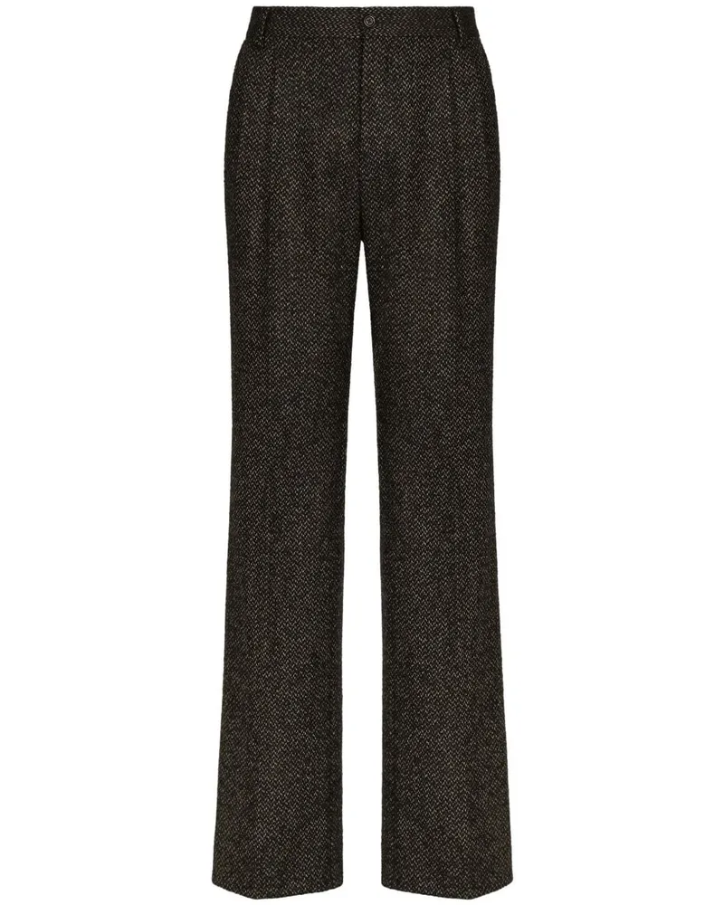 Dolce & Gabbana Hose mit geradem Bein - Schwarz Schwarz