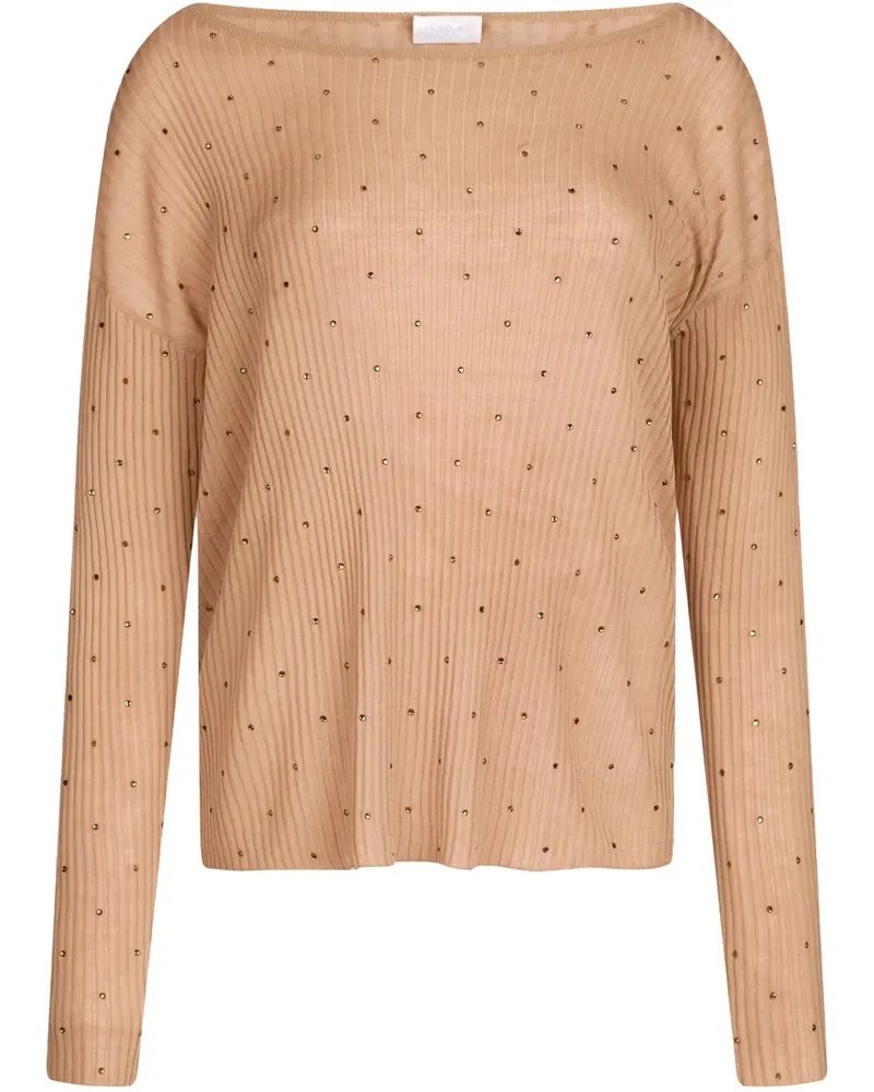 Liu Jo Pullover mit Strass - Nude Nude