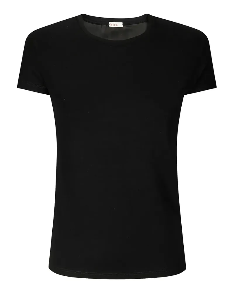 Stefano Mortari T-Shirt mit Rundhalsausschnitt - Schwarz Schwarz