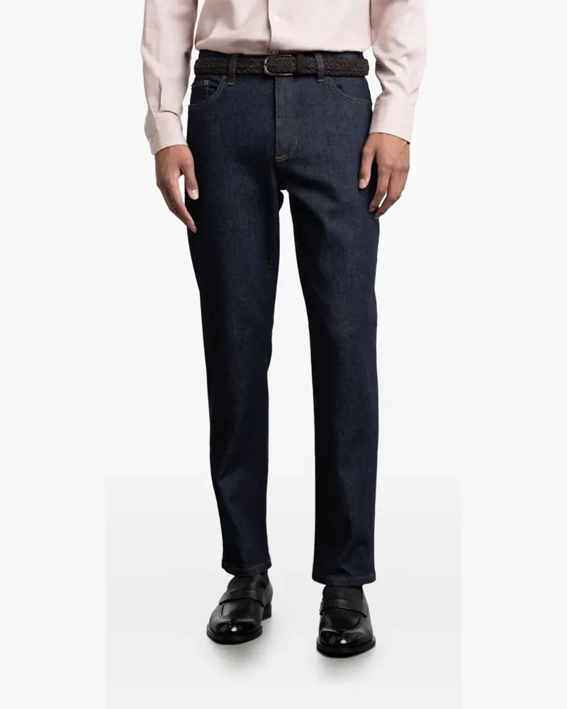 Ermenegildo Zegna Gerade Jeans - Blau Blau