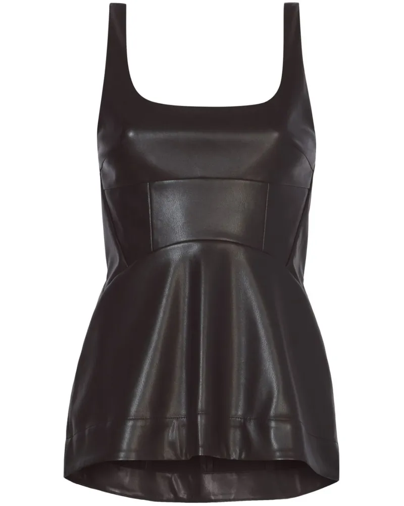 Proenza Schouler Oberteil mit Bustier Schwarz